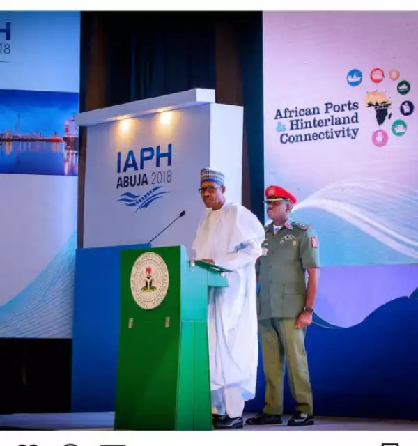 Pres. Buhari Declares Open International Association Of Ports And Harbours (Photos)